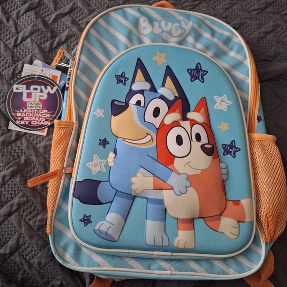 Bluey backpack w/light up lights! - Picture 1 of 2